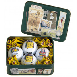 Happy Birthday - Caja combinada bolas de golf