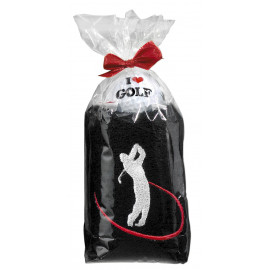 TOALLA CON GOLFISTA SWING