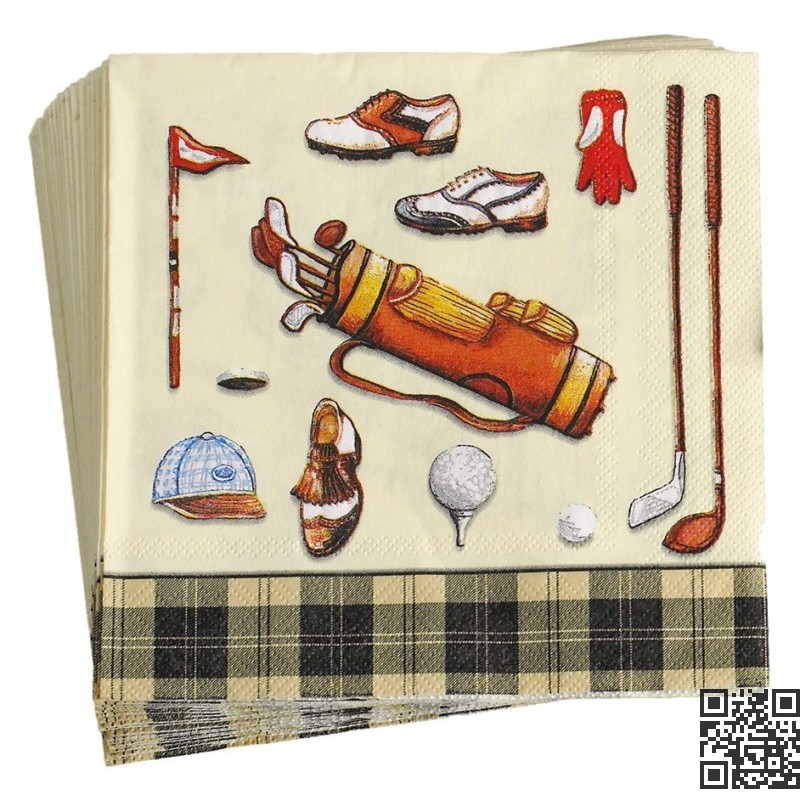 Servietten Golf Classics cream Servietten Golf Classics cream