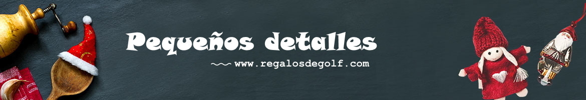 Pequeños detalles para golfistas ideas para regalos cumpleaños día del santo o amigos