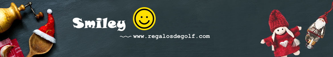 Smiley y Golf Accesorios de golf con motivos Smiley perfecto regalo